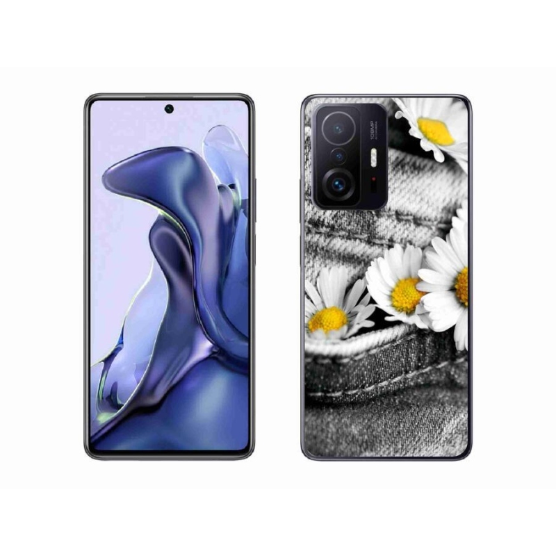 Gél tok mmCase a Xiaomi 11T-hez - százszorszépek