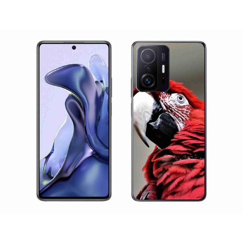 Gél tok mmCase a Xiaomi 11T-hez - papagáj ara piros