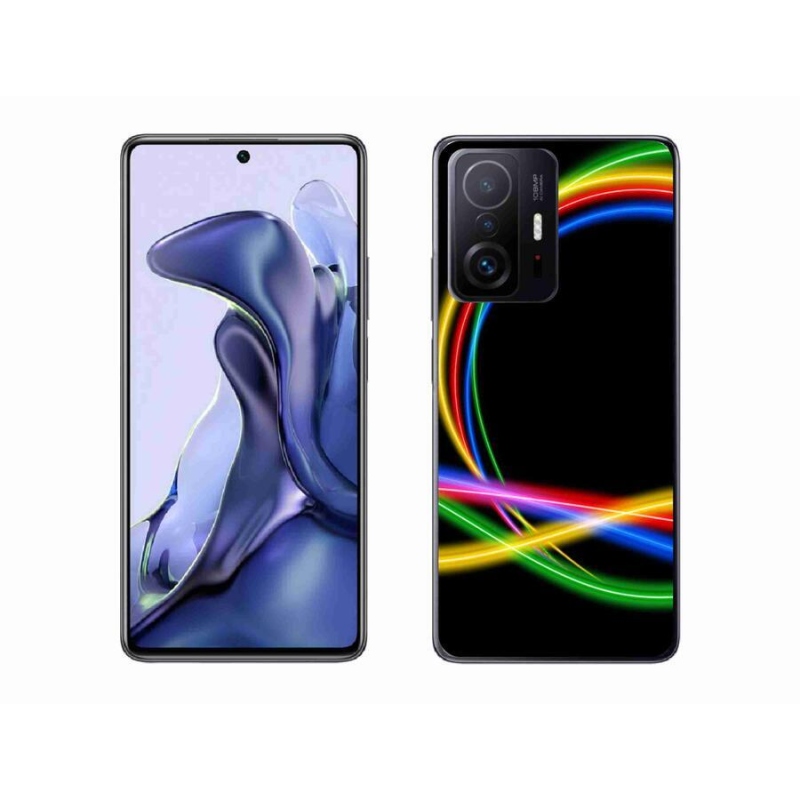 Gél tok mmCase a Xiaomi 11T Pro számára - neon körök