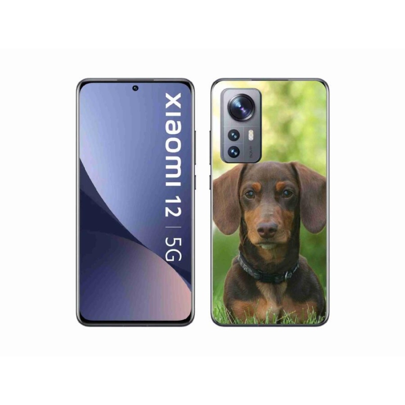 Gél tok mmCase a Xiaomi 12-hez - barna tacskó