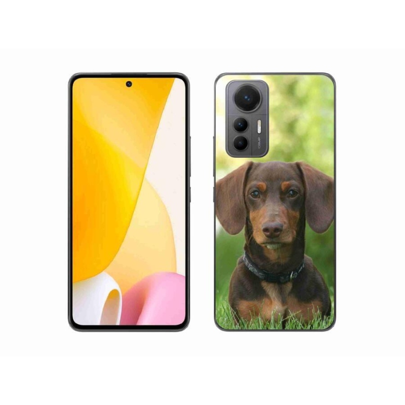 Gél tok mmCase a Xiaomi 12 Lite készülékhez - barna tacskó