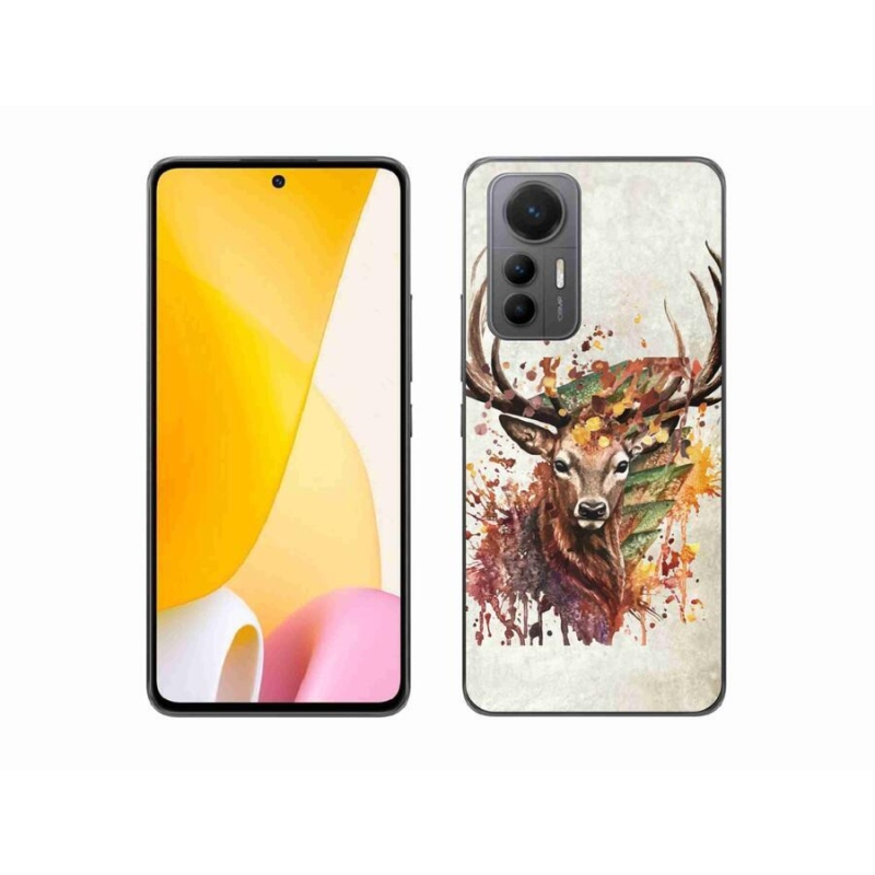 Gél tok mmCase a Xiaomi 12 Lite-hoz - szarvas 1
