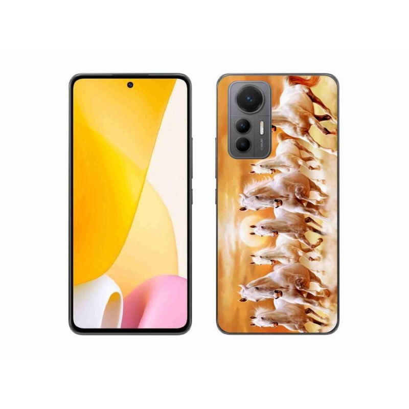 Gél tok mmCase a Xiaomi 12 Lite számára - lovak 2