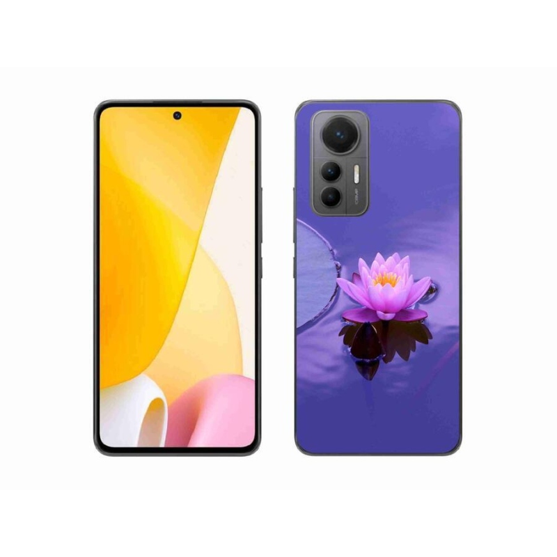 Gél tok mmCase a Xiaomi 12 Lite számára - virág a felületen