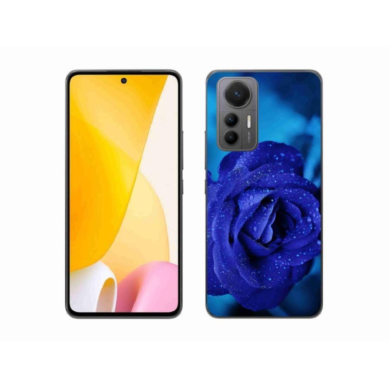 Gél tok mmCase a Xiaomi 12 Lite-hoz - kék rózsa