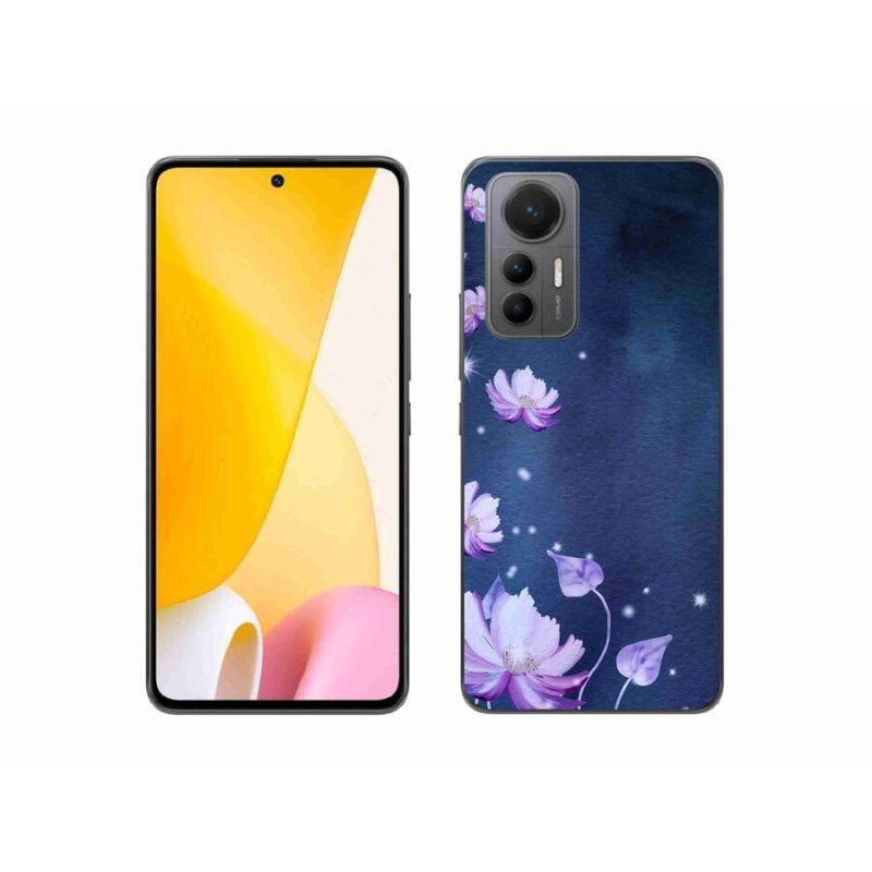 Gél tok mmCase a Xiaomi 12 Lite számára - hulló virágok