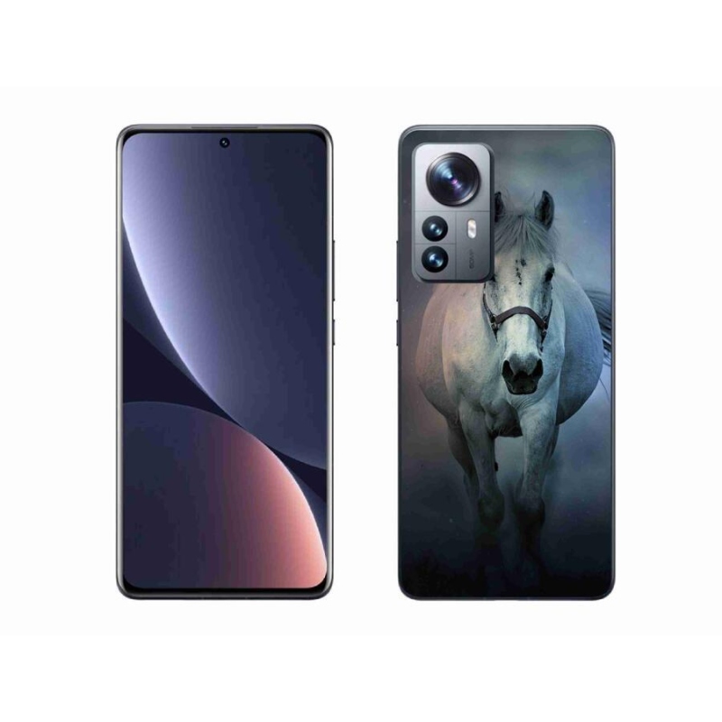Gél tok mmCase a Xiaomi 12 Pro számára - futó fehér ló