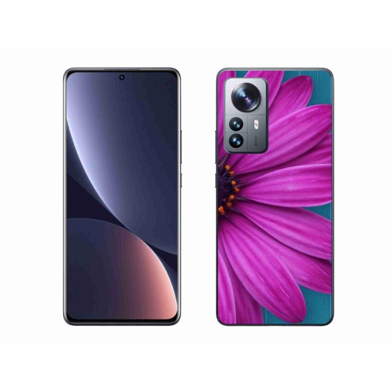 Gél tok mmCase a Xiaomi 12 Pro-hoz - lila százszorszép