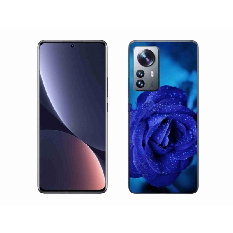 Gél tok mmCase a Xiaomi 12 Pro-hoz - kék rózsa