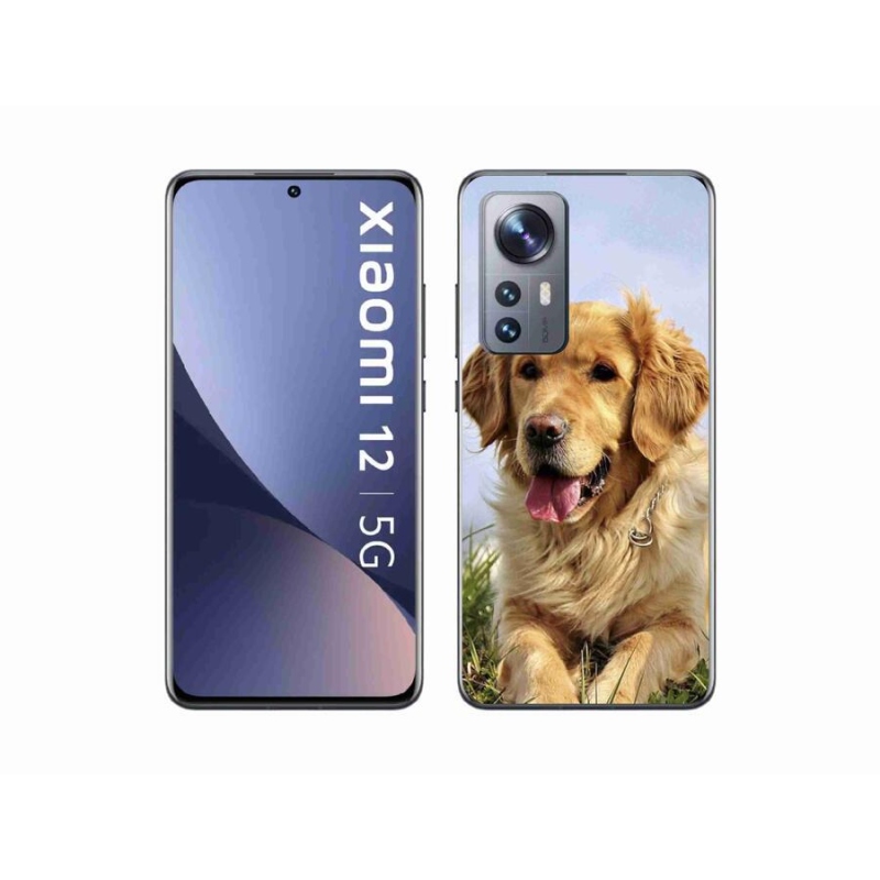 Gél tok mmCase a Xiaomi 12-hez - arany retriever