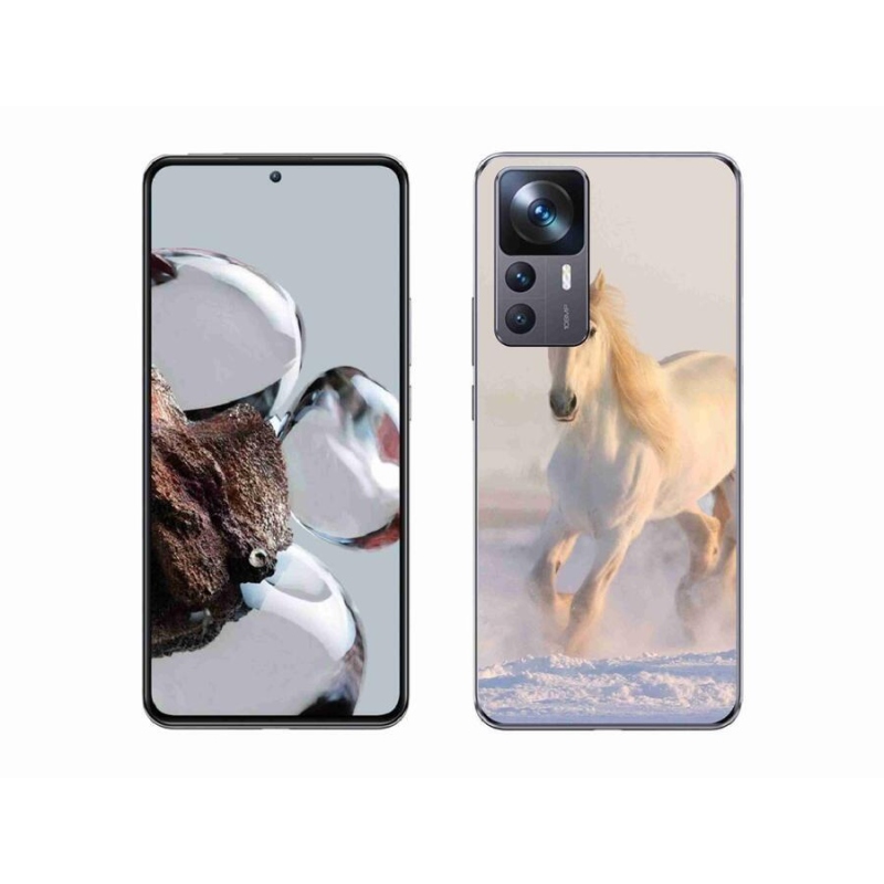 Gél tok mmCase a Xiaomi 12T-hez - ló a hóban
