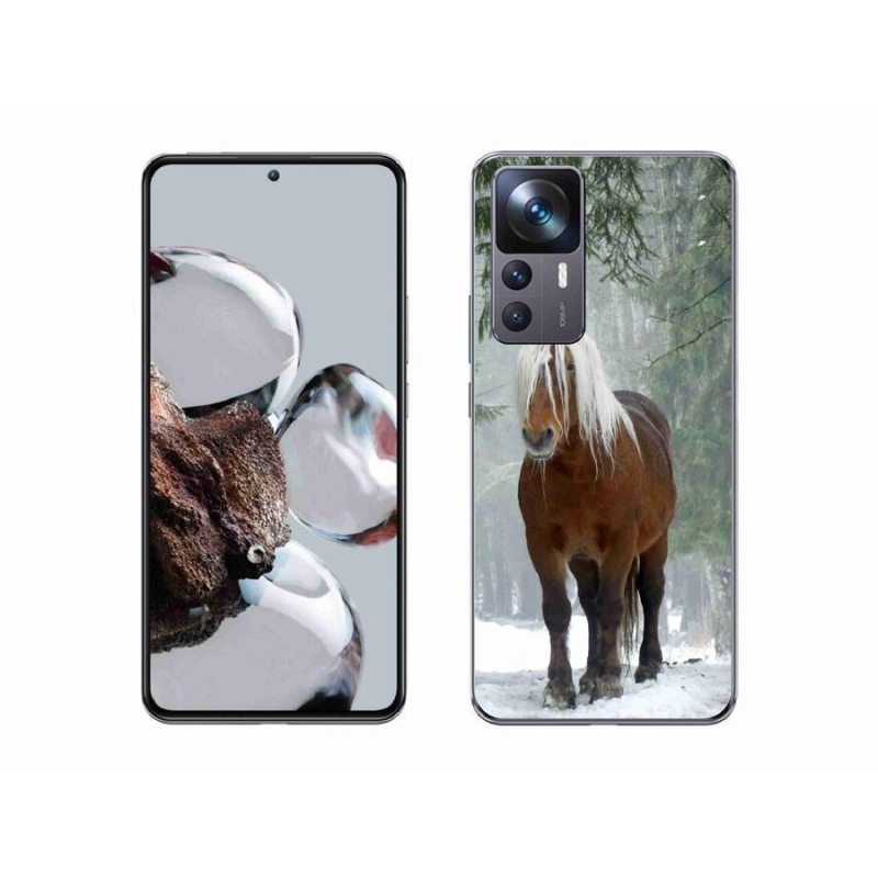Gél tok mmCase a Xiaomi 12T Pro számára - ló az erdőben