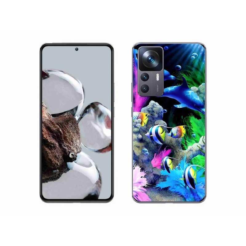 Gél tok mmCase a Xiaomi 12T Pro számára - tengeri világ