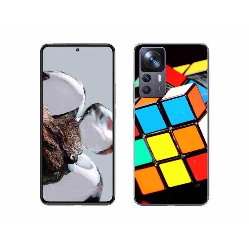 Gél tok mmCase a Xiaomi 12T Pro számára - Rubik-kocka