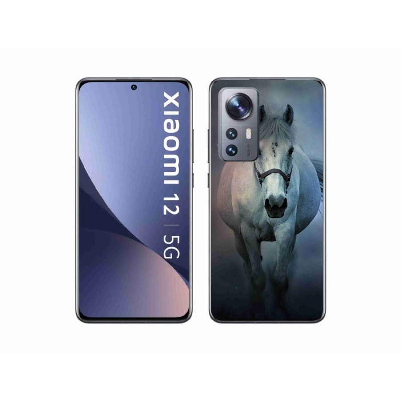 Gél tok mmCase a Xiaomi 12X számára - futó fehér ló