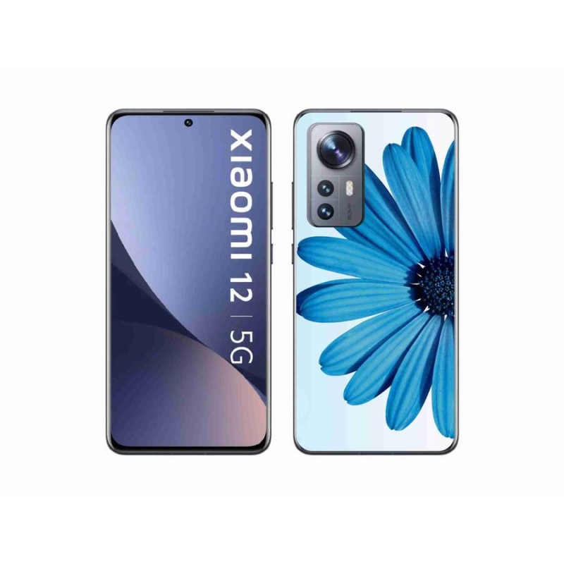 Gél tok mmCase a Xiaomi 12X-hez - kék margaréta