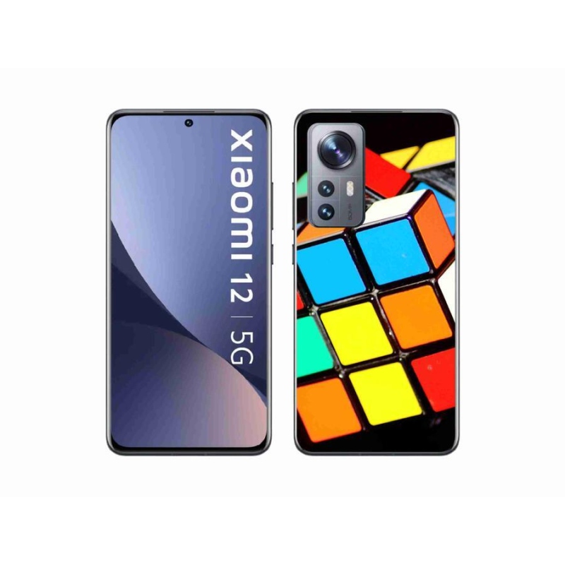 Gél tok mmCase a Xiaomi 12X-hez - Rubik-kocka