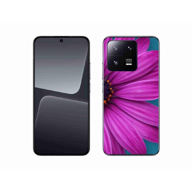 Gél tok mmCase a Xiaomi 13-hoz - lila százszorszép