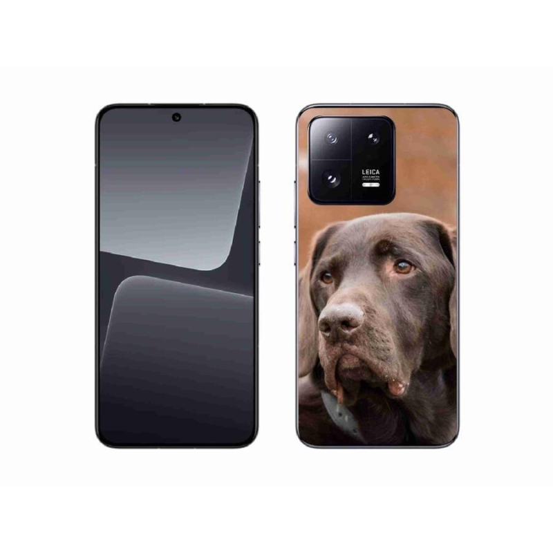 Gél tok mmCase a Xiaomi 13-ashoz - barna labrador