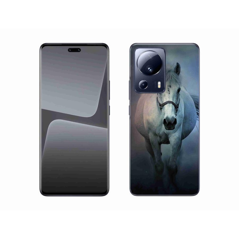 Gél tok mmCase a Xiaomi 13 Lite-hoz - futó fehér ló