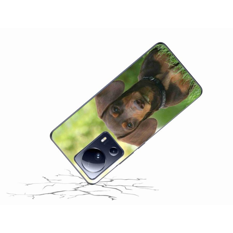 Gél tok mmCase a Xiaomi 13 Lite készülékhez - barna tacskó