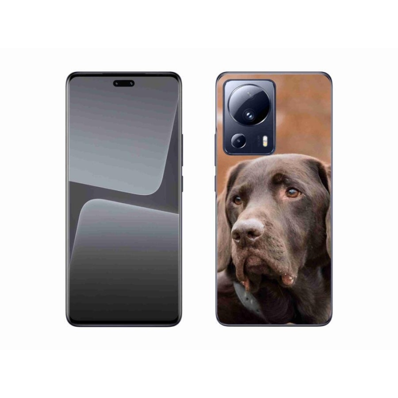 Gél tok mmCase a Xiaomi 13 Lite készülékhez - barna labrador