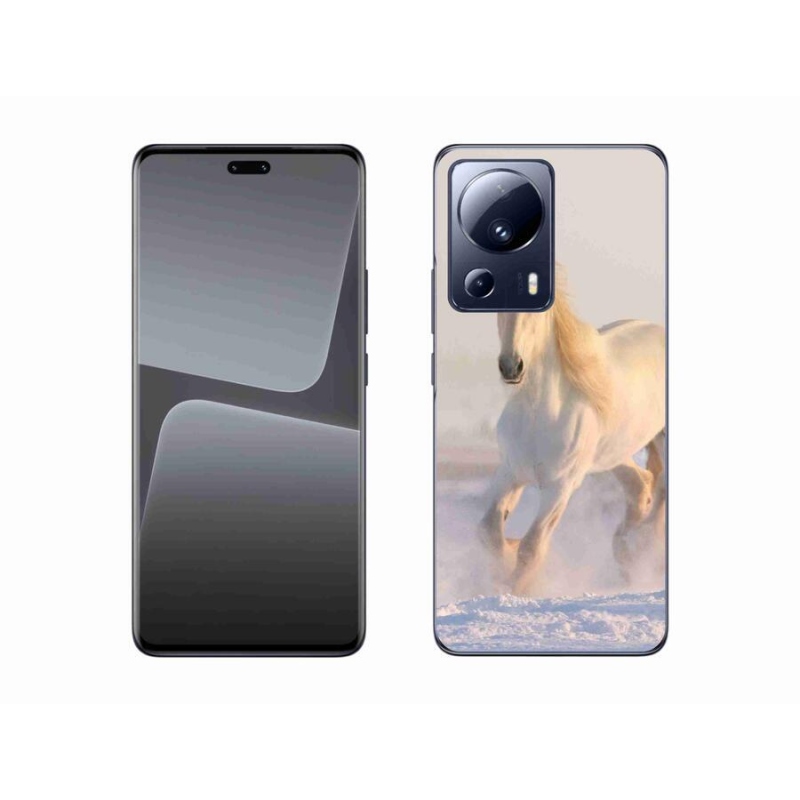 Gél tok mmCase a Xiaomi 13 Lite számára - ló a hóban
