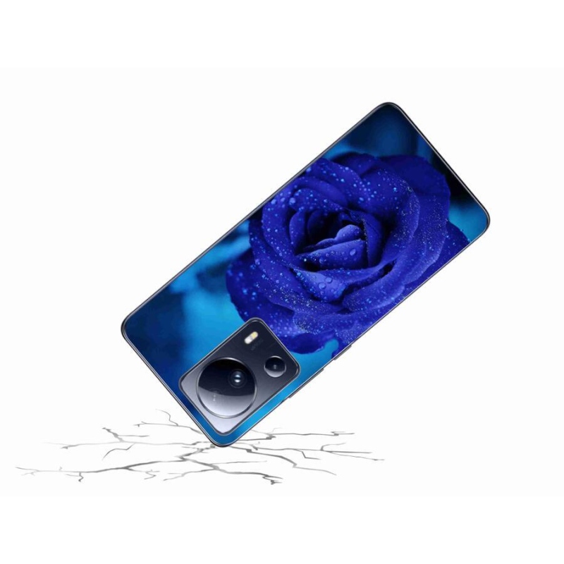 Gél tok mmCase a Xiaomi 13 Lite-hoz - kék rózsa