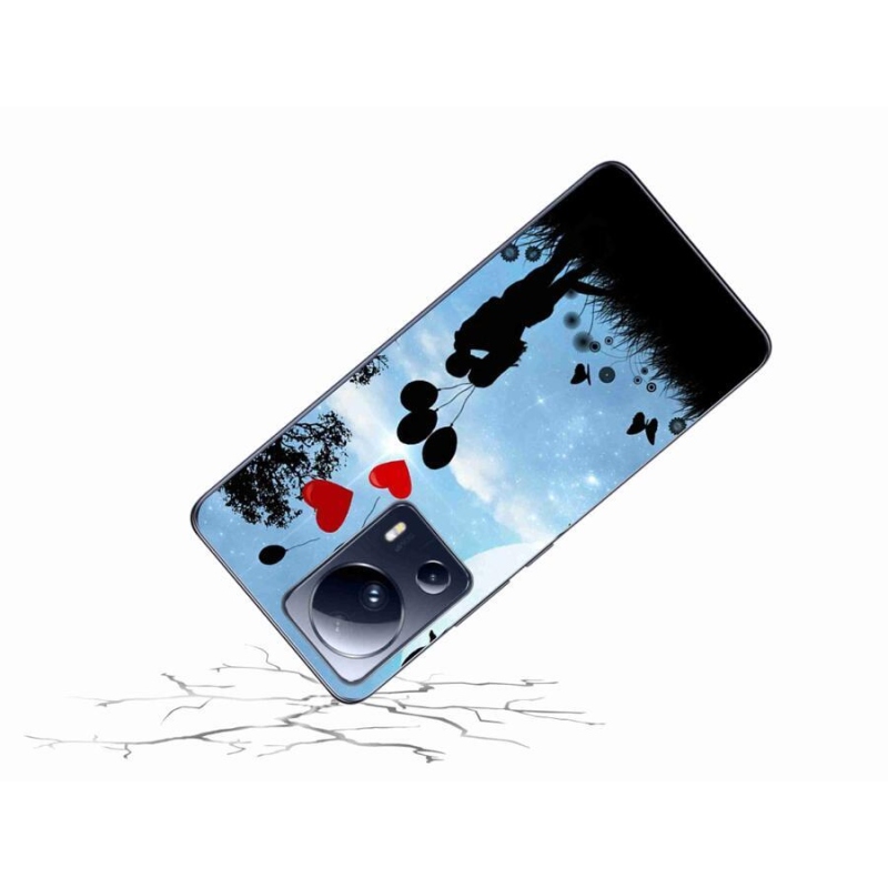 Gél tok mmCase a Xiaomi 13 Lite-hoz - szerelmes pár