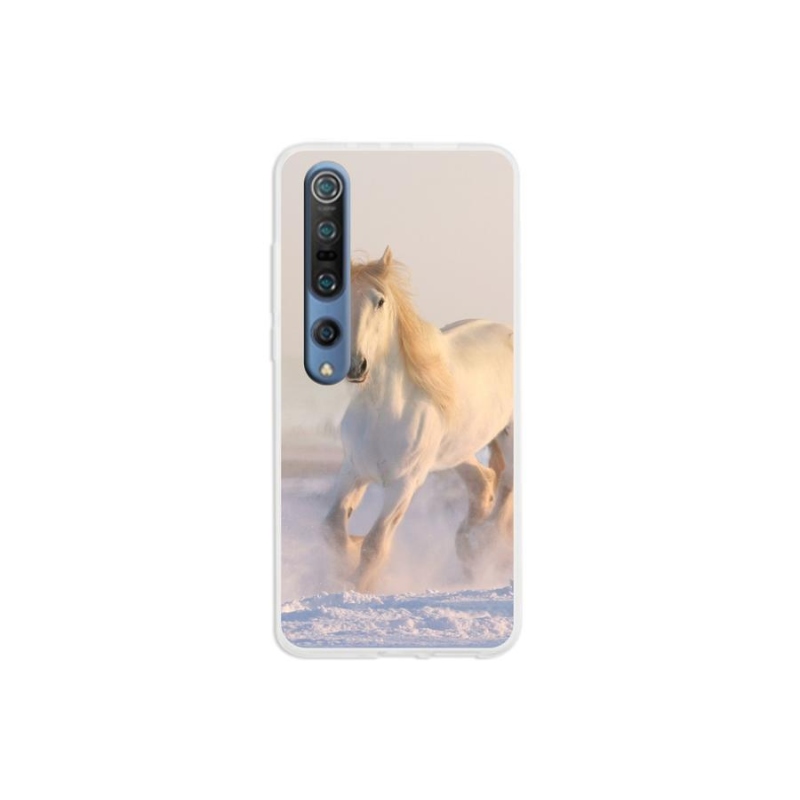 Gél tok mmCase a Xiaomi Mi 10 számára - ló a hóban