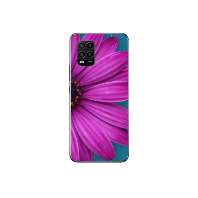 Gél tok mmCase a Xiaomi Mi 10 Lite készülékhez - lila százszorszép