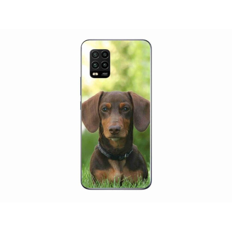 Gél tok mmCase a Xiaomi Mi 10 Lite készülékhez - barna tacskó