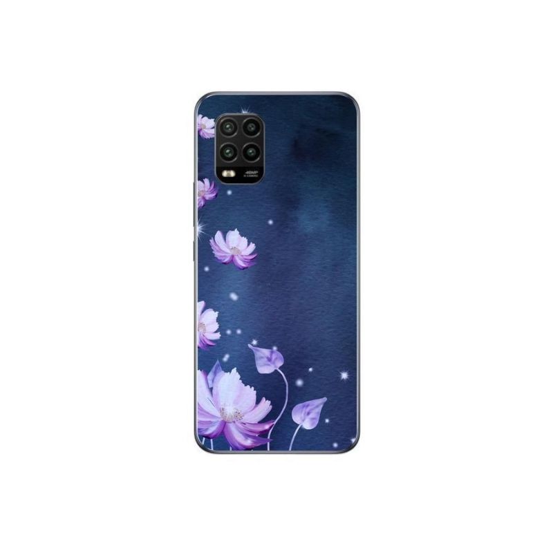 Gél tok mmCase a Xiaomi Mi 10 Lite készülékhez - hulló virágok