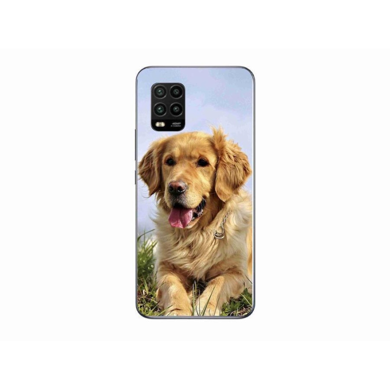 Gél tok mmCase a Xiaomi Mi 10 Lite készülékhez - arany retriever