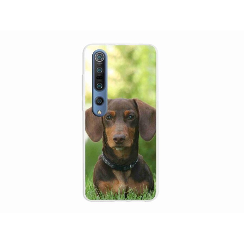 Gél tok mmCase a Xiaomi Mi 10 Pro készülékhez - barna tacskó