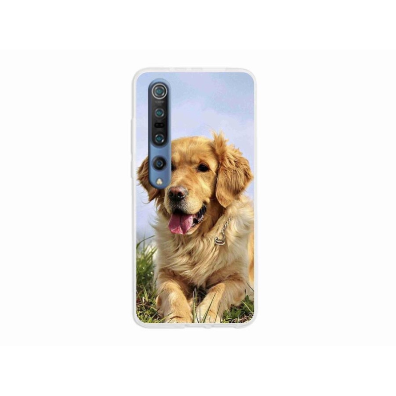 Gél tok mmCase a Xiaomi Mi 10 készülékhez - arany retriever