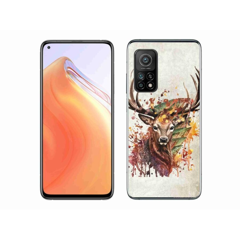 Gél tok mmCase a Xiaomi Mi 10T 5G számára - szarvas 1