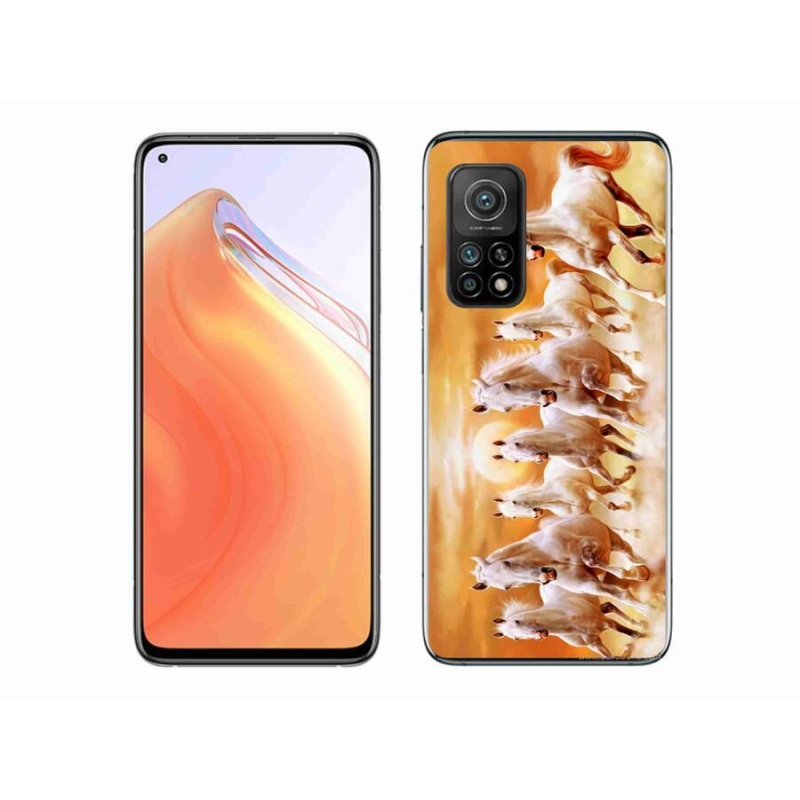 Gél tok mmCase a Xiaomi Mi 10T 5G számára - lovak 2