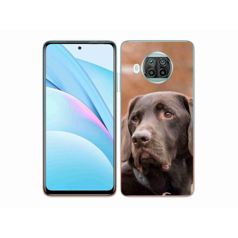 Gél tok mmCase a Xiaomi Mi 10T Lite 5G számára - barna labrador