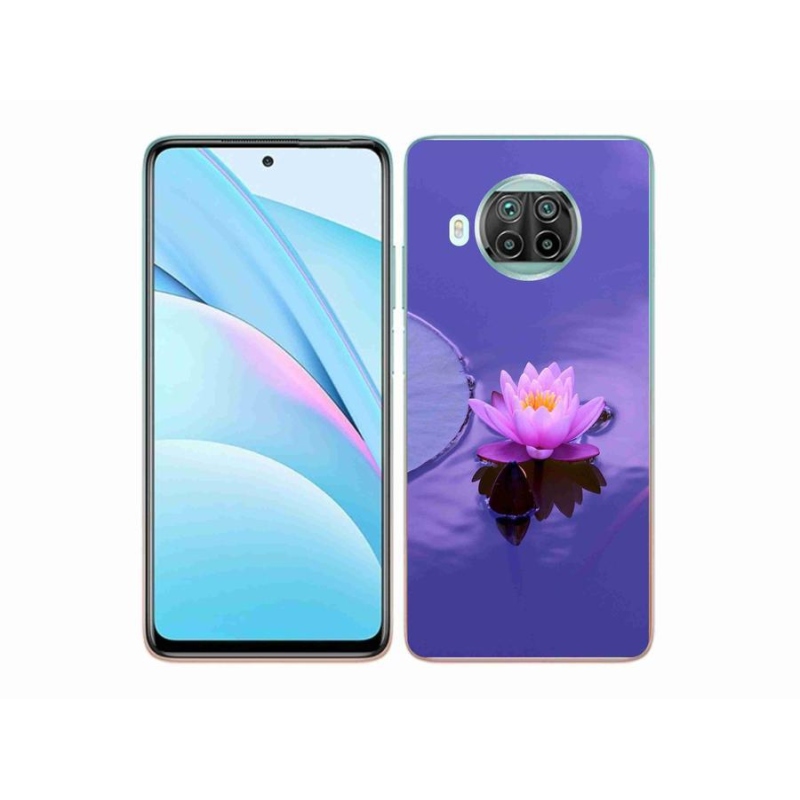Gél tok mmCase a Xiaomi Mi 10T Lite 5G számára - virág a felületen