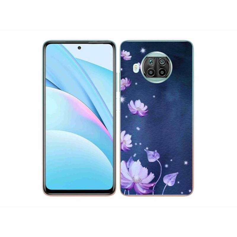 Gél tok mmCase a Xiaomi Mi 10T Lite 5G számára - hulló virágok
