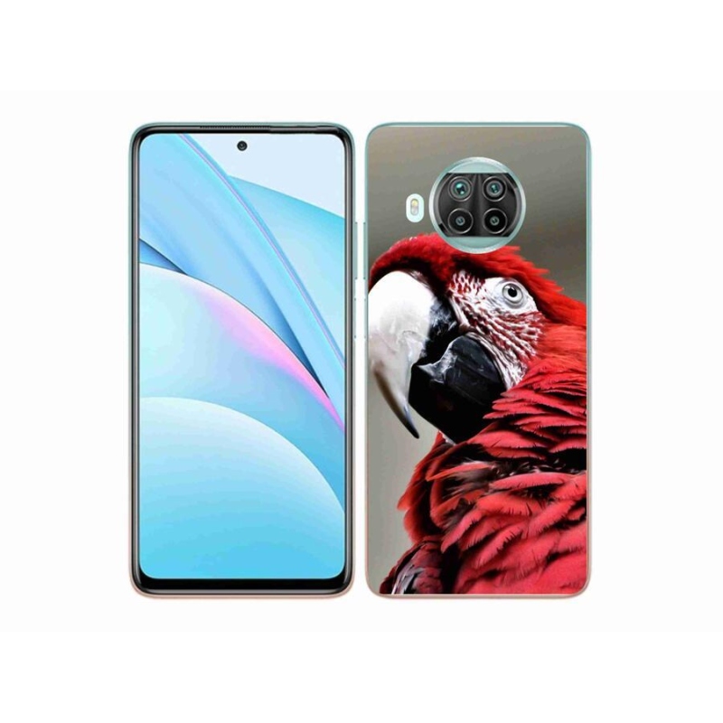 Gél tok mmCase a Xiaomi Mi 10T Lite 5G-hez - papagáj ara piros