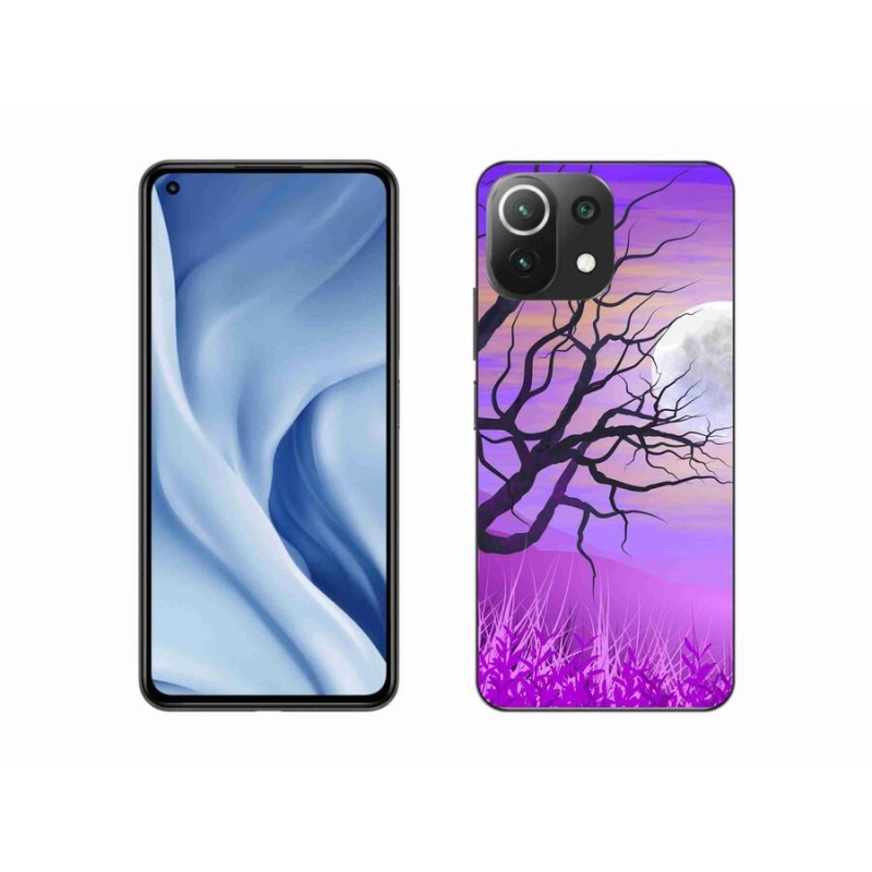 Gél tok mmCase a Xiaomi Mi 11 Lite 4G/5G-hez - rajzfilmes kidőlt fa