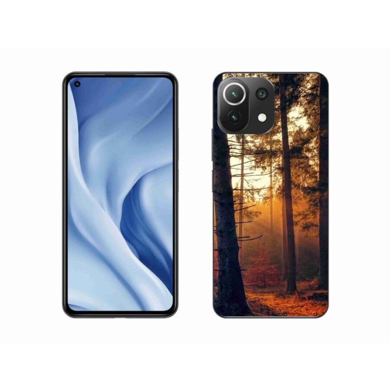 Gél tok mmCase a Xiaomi Mi 11 Lite 4G/5G-hez - erdő