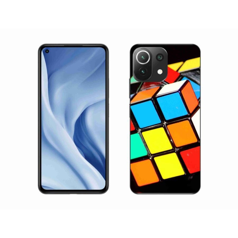 Gél tok mmCase a Xiaomi Mi 11 Lite 4G/5G-hez - Rubik-kocka