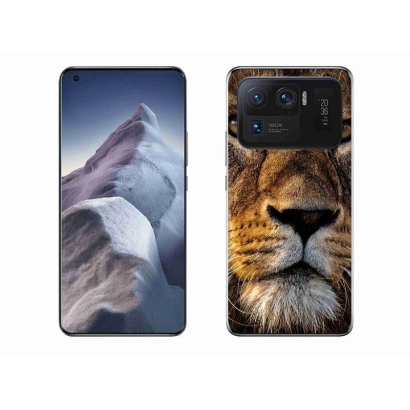 Gél tok mmCase a Xiaomi Mi 11 Ultra számára - oroszlán