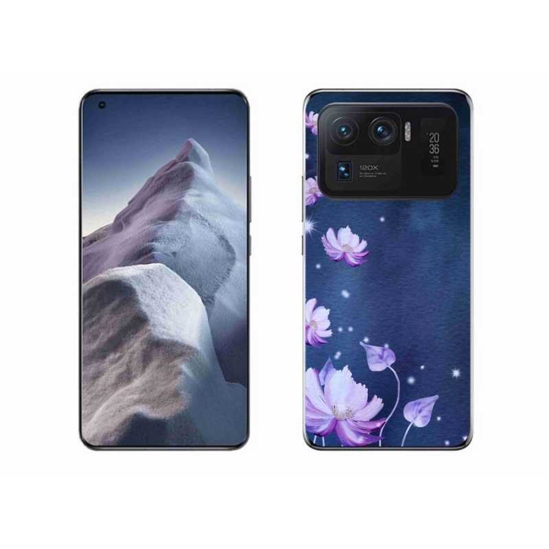Gél tok mmCase a Xiaomi Mi 11 Ultra számára - hulló virágok