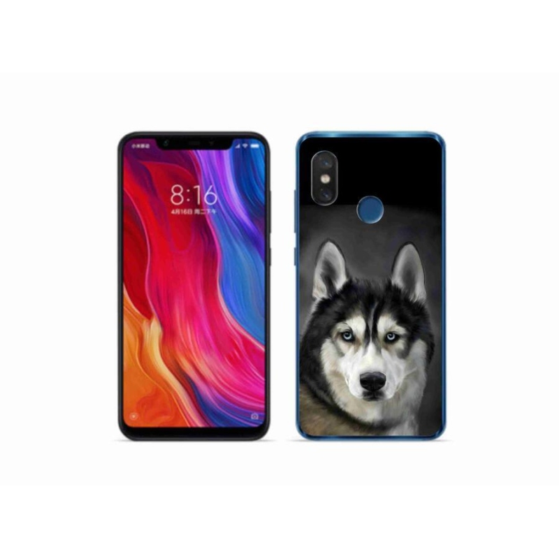 Gél tok mmCase a Xiaomi Mi 8-hoz - husky