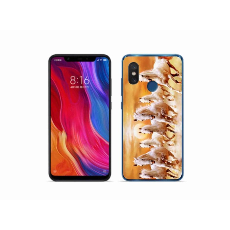 Gél tok mmCase a Xiaomi Mi 8-hoz - lovak 2