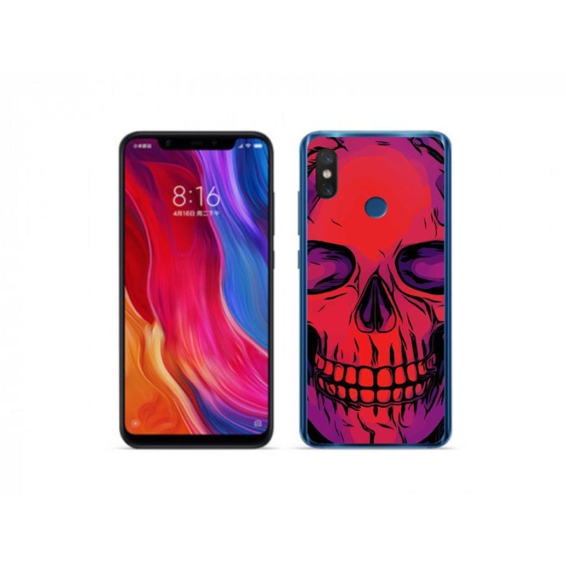 Gél tok mmCase a Xiaomi Mi 8-hoz - koponya